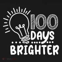 100 Days Brighter Funny Back To School Toddler Hoodie thumb 2