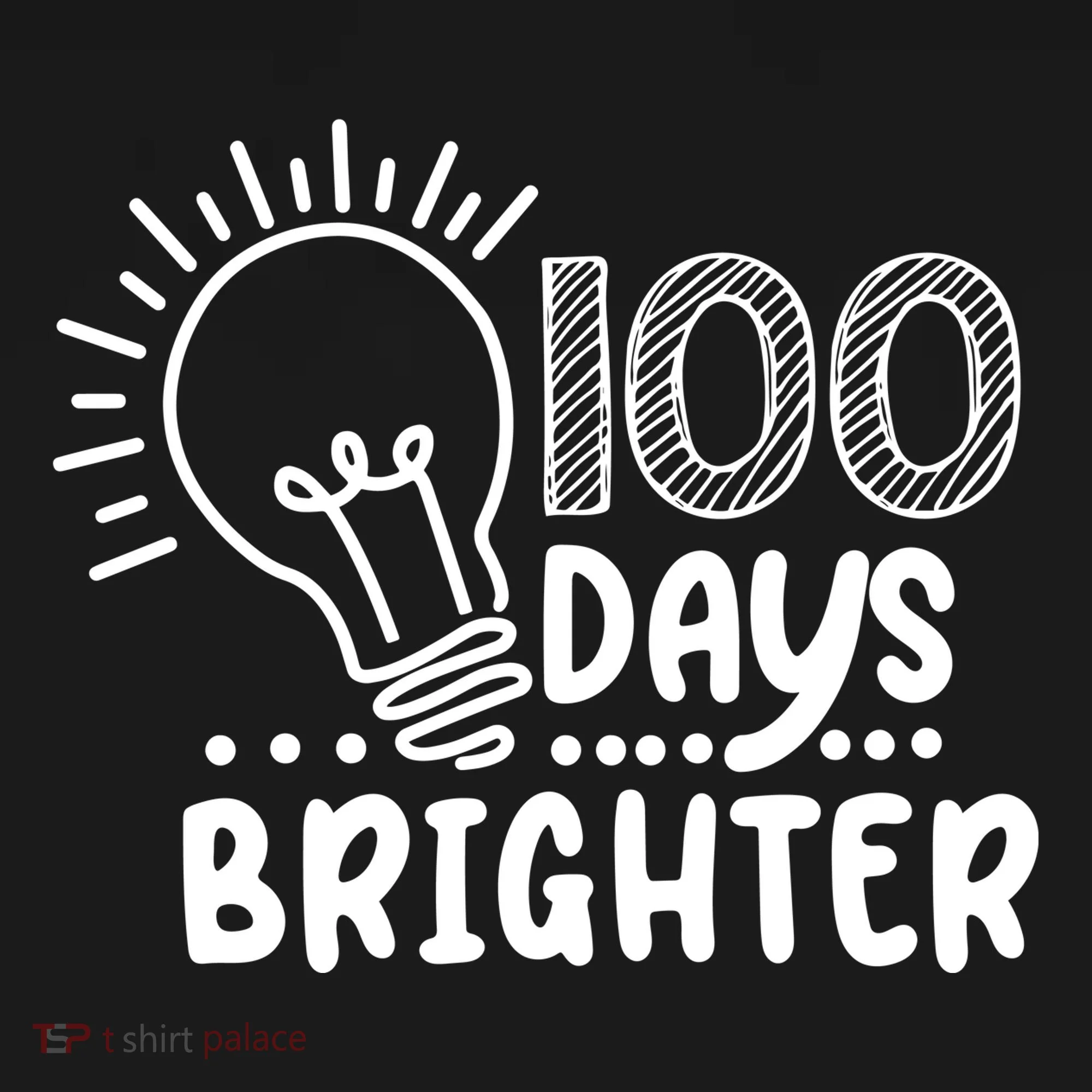 100 Days Brighter Funny Back To School Toddler Hoodie