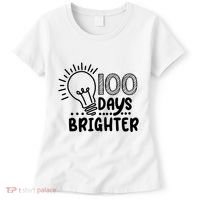 100 Days Brighter Funny Back To School Women's T-Shirt thumb 0