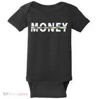 100 Dollar , Funny Money Baby Bodysuit thumb 0