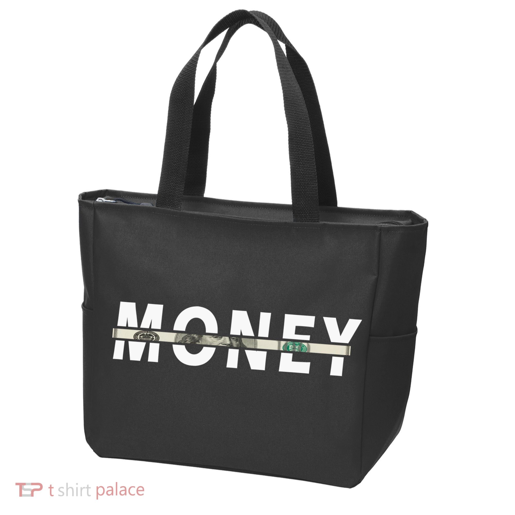 100 Dollar , Funny Money Tote Bag