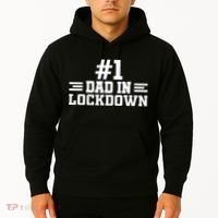 #1 Dad In Lockdown Hoodie thumb 2