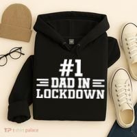 #1 Dad In Lockdown Hoodie thumb 4