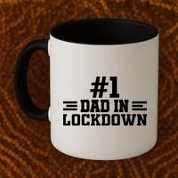#1 Dad In Lockdown Coffee Mug thumb 2