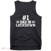 #1 Dad In Lockdown Tank Top thumb 0