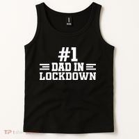 #1 Dad In Lockdown Tank Top thumb 2