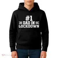 #1 Dad In Lockdown Kids Hoodie thumb 4