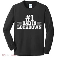 #1 Dad In Lockdown Kids Long Sleeve Shirt thumb 0