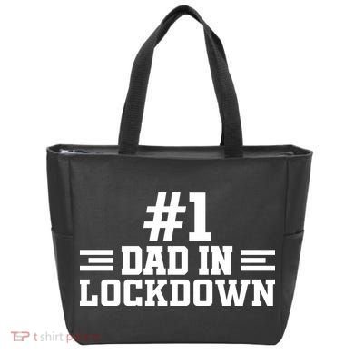#1 Dad In Lockdown Tote Bag