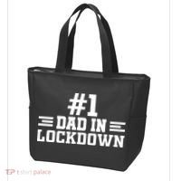 #1 Dad In Lockdown Tote Bag thumb 3