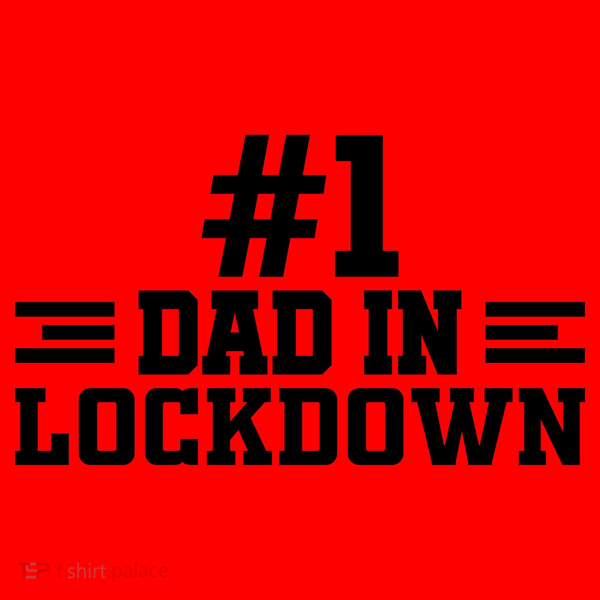#1 Dad In Lockdown Santa Hat