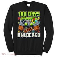 100 Days Level Unlocked Gaming 100th Day Of School Sweatshirt thumb 0