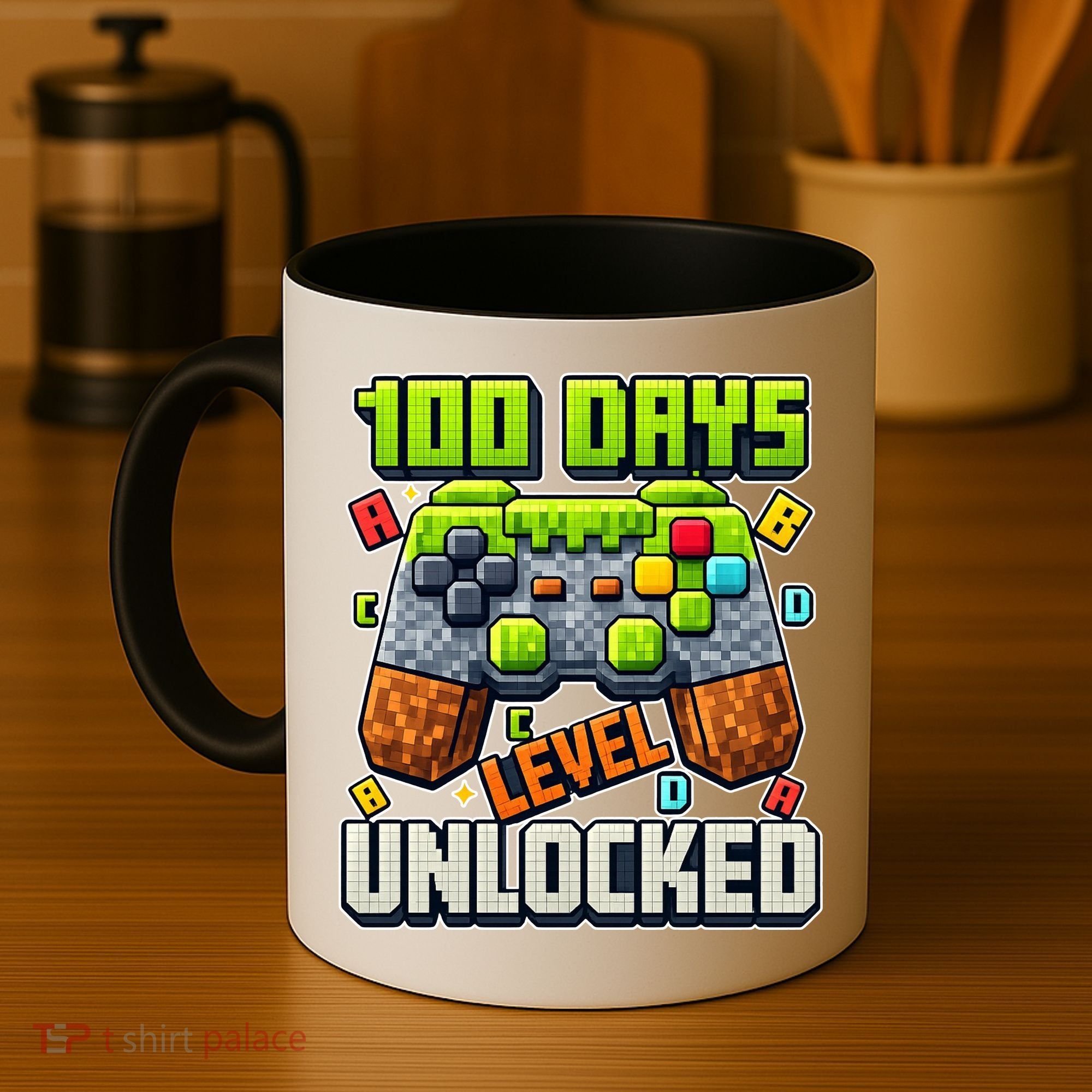 100 Days Level Unlocked Gaming 100th Day Of School Coffee Mug