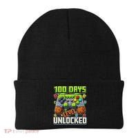 100 Days Level Unlocked Gaming 100th Day Of School Beanie thumb 0