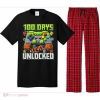 100 Days Level Unlocked Gaming 100th Day Of School Pajama Set thumb 0