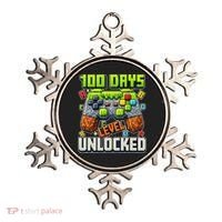 100 Days Level Unlocked Gaming 100th Day Of School Ornament thumb 0