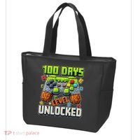 100 Days Level Unlocked Gaming 100th Day Of School Tote Bag thumb 3