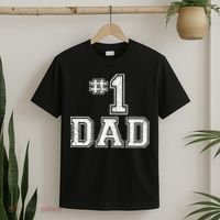 1 Dad Number One Father's Day Vintage Style T-Shirt thumb 2