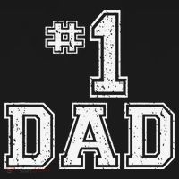1 Dad Number One Father's Day Vintage Style T-Shirt thumb 7
