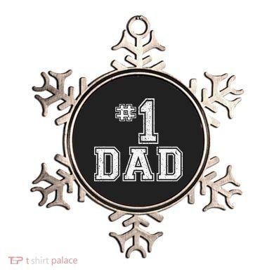 1 Dad Number One Father's Day Vintage Style Ornament