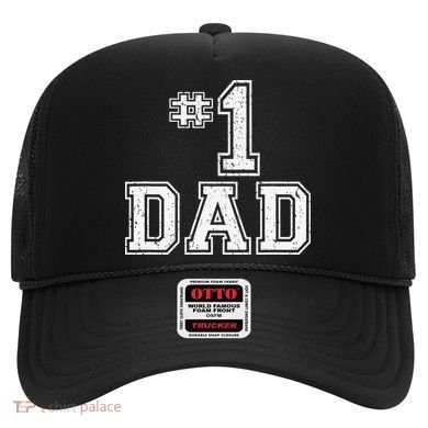 1 Dad Number One Father's Day Vintage Style Hat