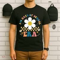 100 Days Of School Era Sunflower Cute T-Shirt thumb 6