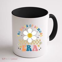 100 Days Of School Era Sunflower Cute Coffee Mug thumb 1