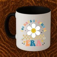 100 Days Of School Era Sunflower Cute Coffee Mug thumb 2