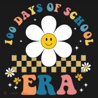 100 Days Of School Era Sunflower Cute Baby Bodysuit thumb 2