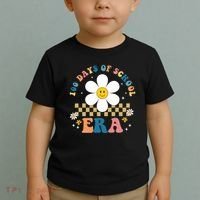 100 Days Of School Era Sunflower Cute Toddler T-Shirt thumb 2