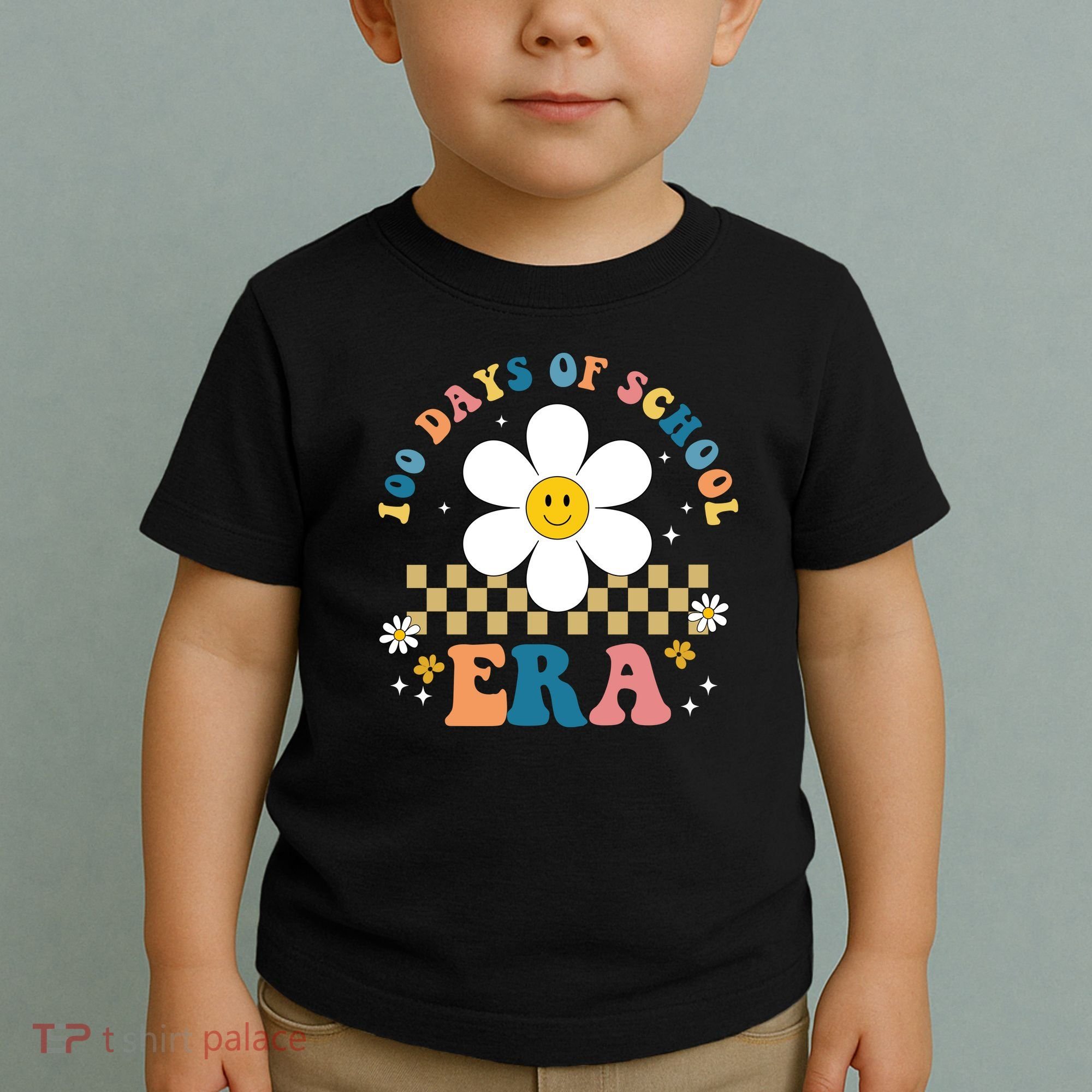 100 Days Of School Era Sunflower Cute Toddler T-Shirt