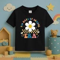 100 Days Of School Era Sunflower Cute Toddler T-Shirt thumb 3