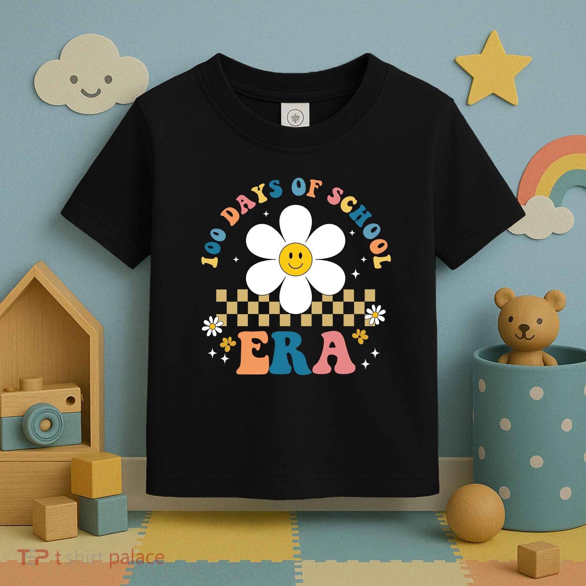 100 Days Of School Era Sunflower Cute Toddler T-Shirt