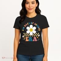 100 Days Of School Era Sunflower Cute Women's T-Shirt thumb 4