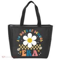 100 Days Of School Era Sunflower Cute Tote Bag thumb 0