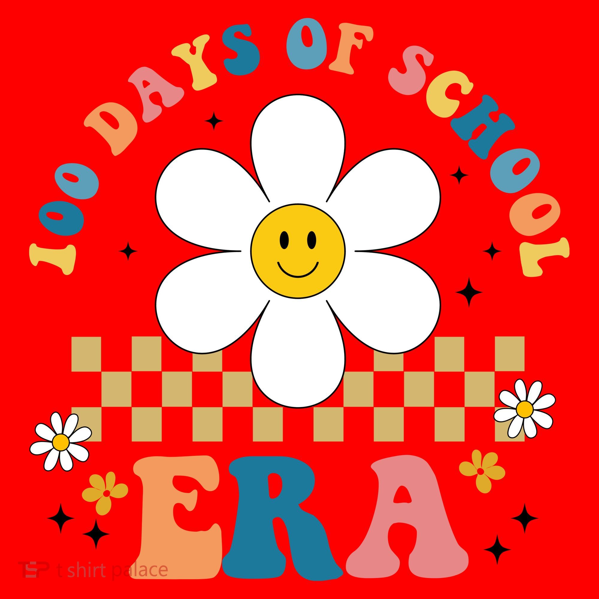 100 Days Of School Era Sunflower Cute Santa Hat