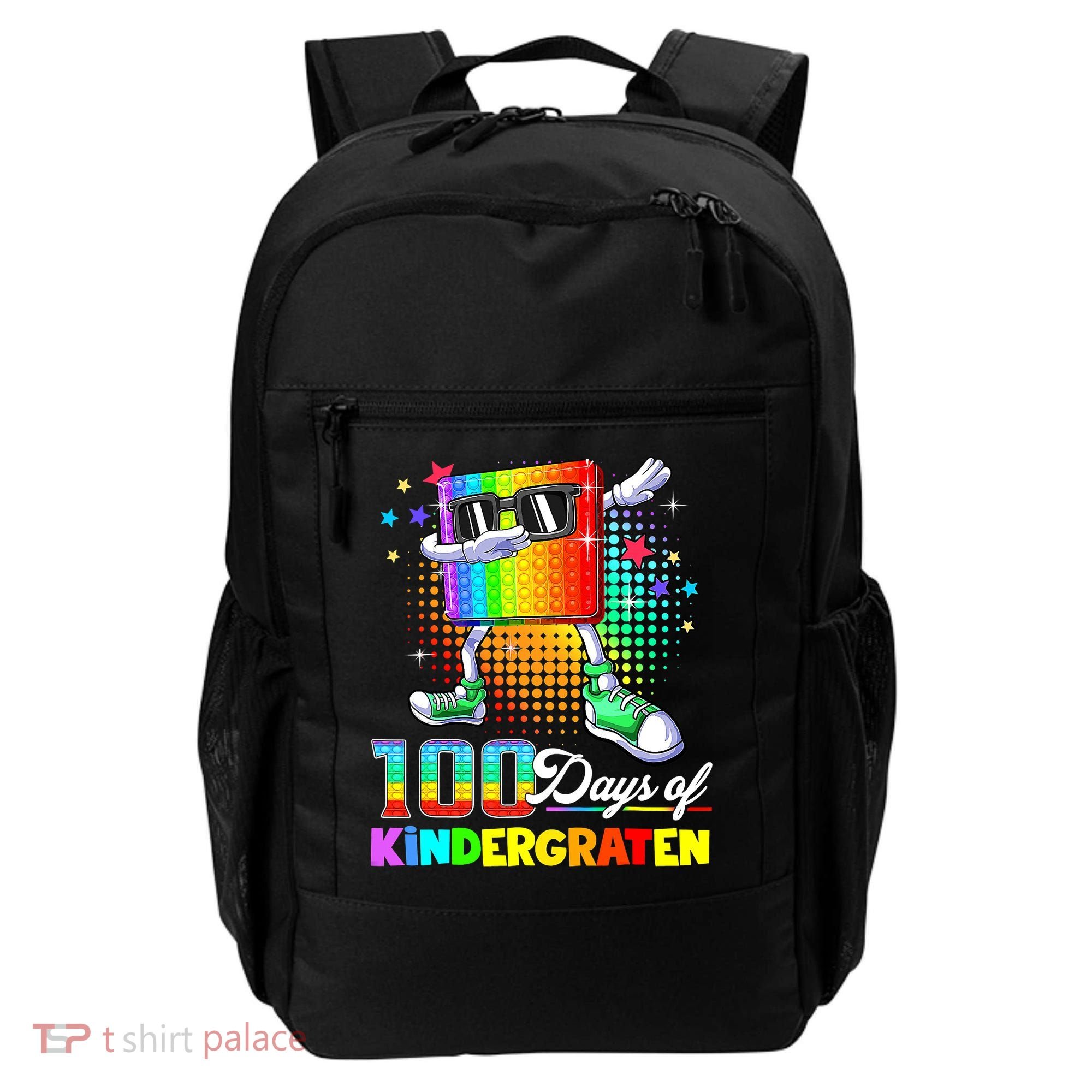 100 Days Of Kindergarten School Teacher 100th Day Pop Backpack