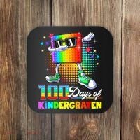 100 Days Of Kindergarten School Teacher 100th Day Pop Coaster thumb 0