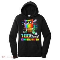 100 Days Of Kindergarten School Teacher 100th Day Pop Women's Hoodie thumb 0