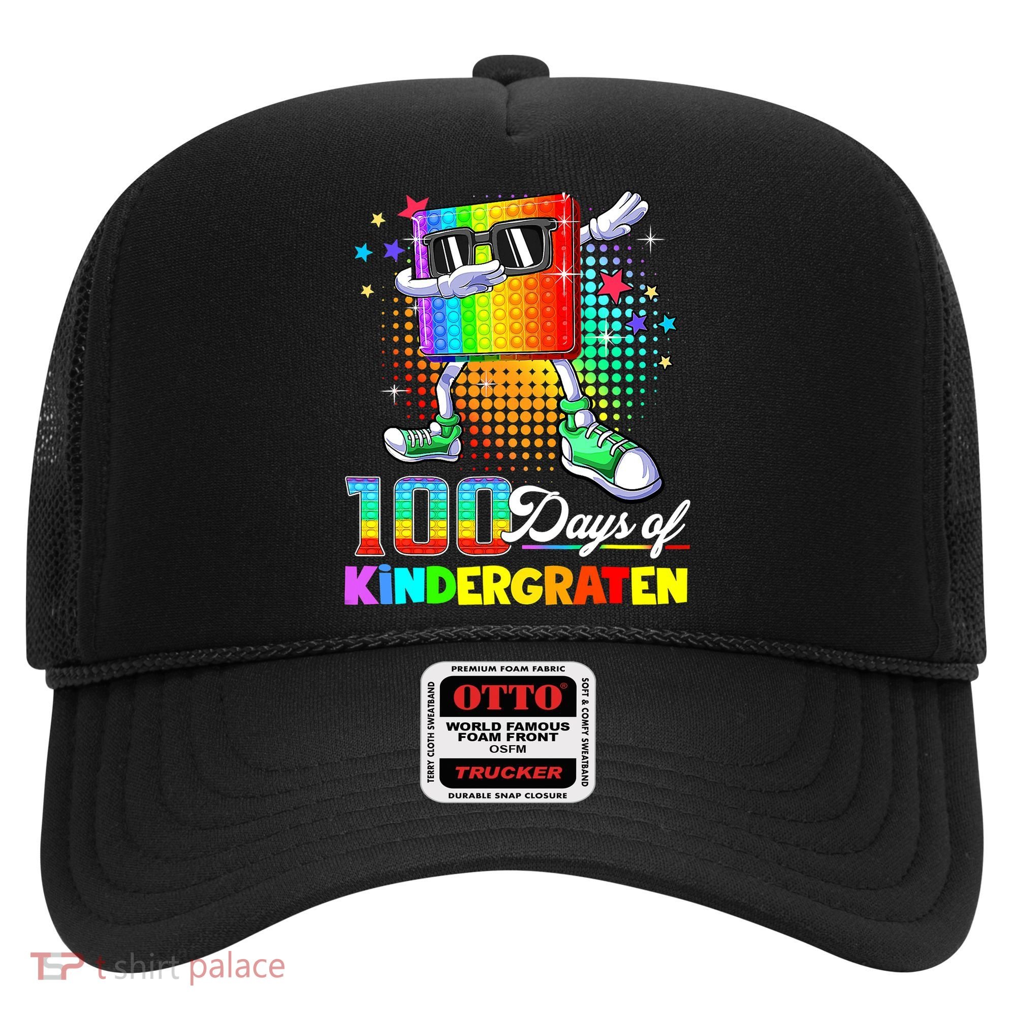 100 Days Of Kindergarten School Teacher 100th Day Pop Hat