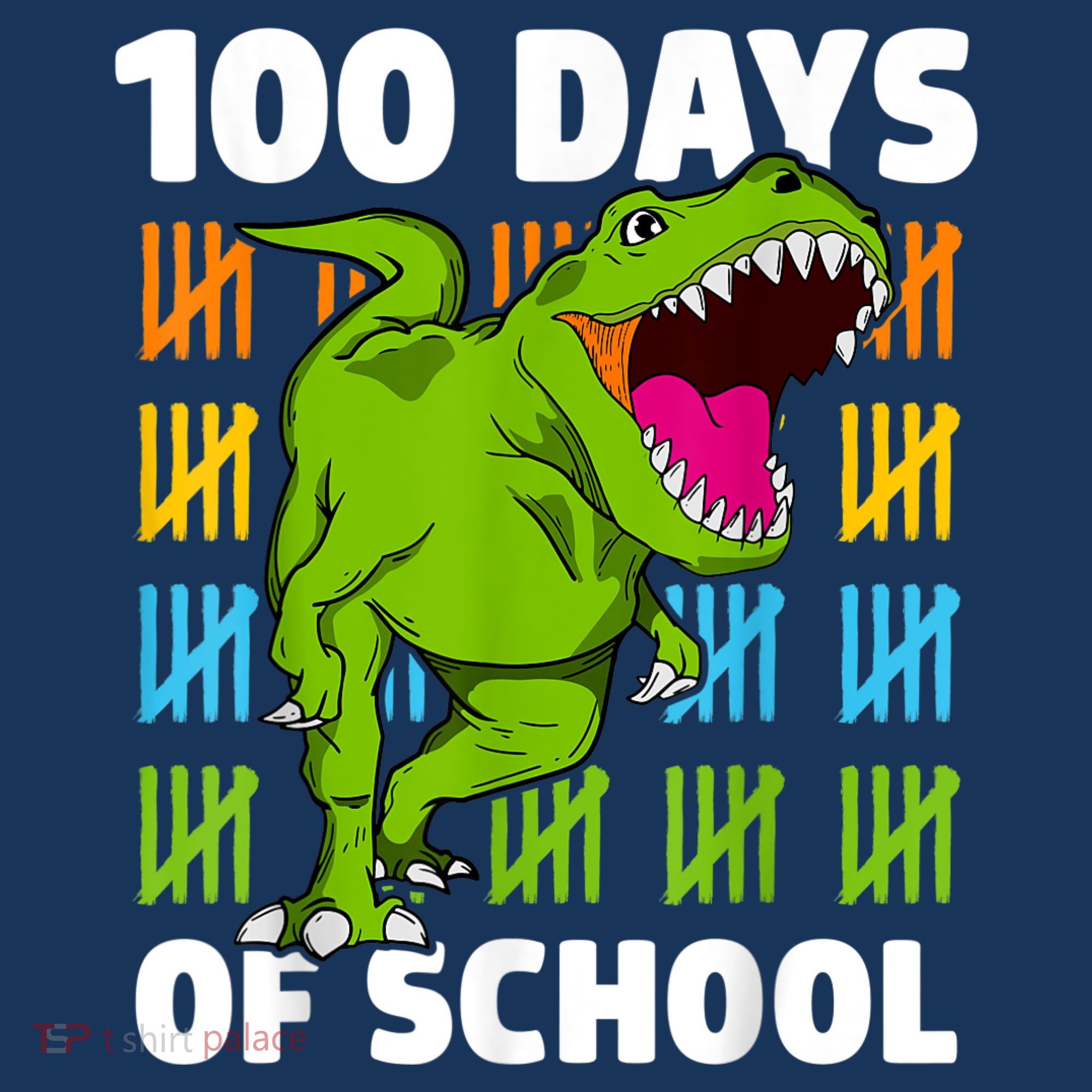 100th Day Of School Boys Kids Dino 100 Days Dinosaur TRex Women's Tank Top