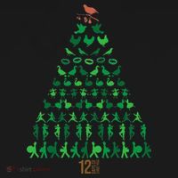12 Days of Christmas Tree Classic Holiday  Women's Hoodie thumb 2