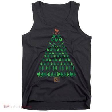12 Days of Christmas Tree Classic Holiday  Tank Top