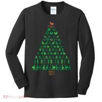 12 Days of Christmas Tree Classic Holiday  Kids Long Sleeve Shirt thumb 0