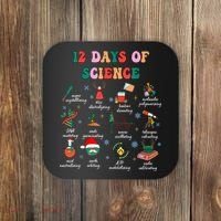 12 Days Of Science Scientist Teacher Christmas Science Xmas Coaster thumb 0