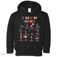 12 Days Of Science Scientist Teacher Christmas Science Xmas Toddler Hoodie thumb 0