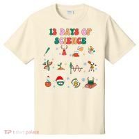 12 Days Of Science Scientist Teacher Christmas Science Xmas T-Shirt thumb 0