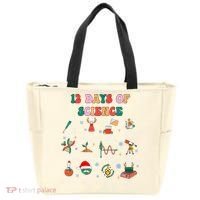 12 Days Of Science Scientist Teacher Christmas Science Xmas Tote Bag thumb 0