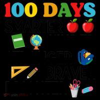 100 Days Of School 100th Day Smarter Stronger Kinder Brighter Braver Coffee Mug thumb 5