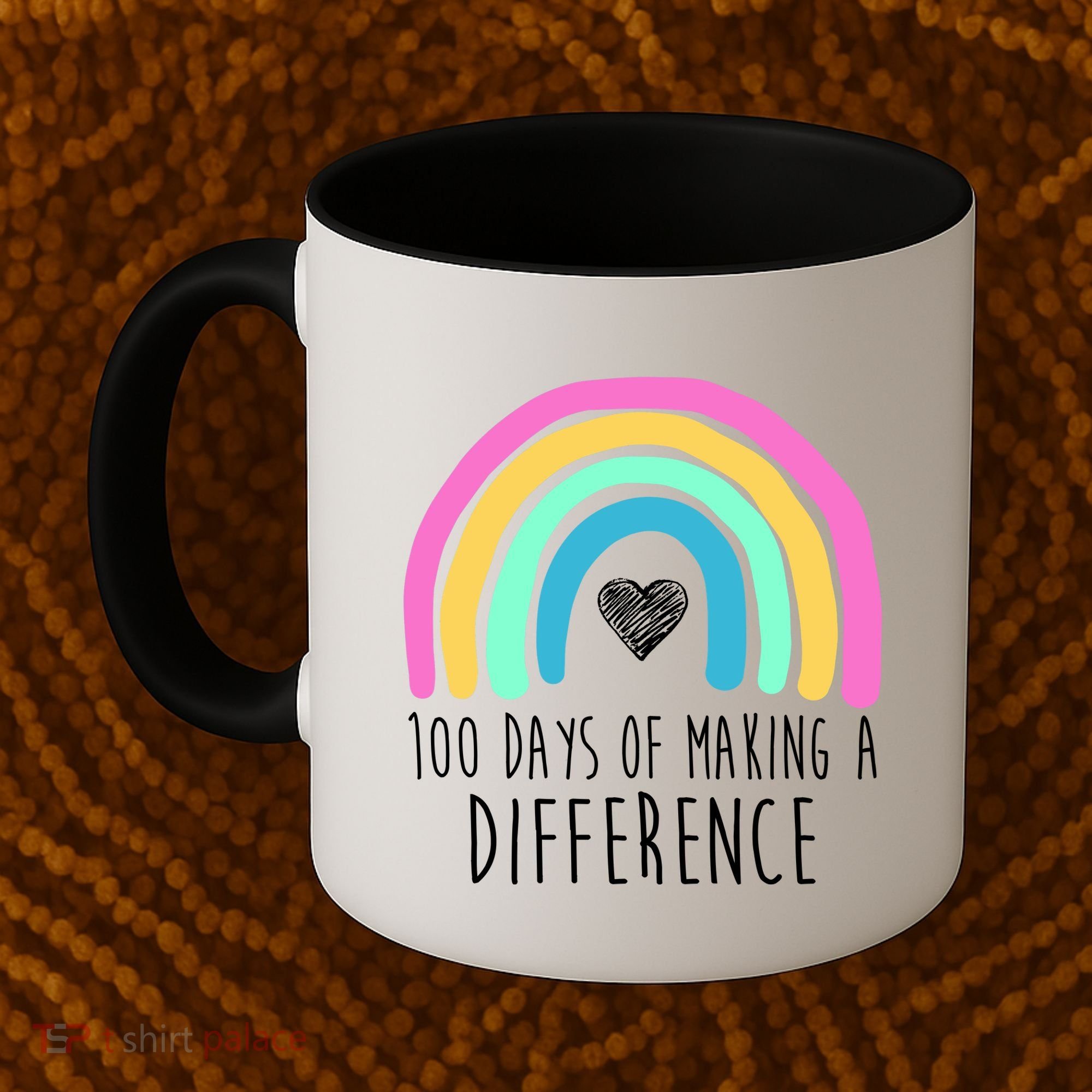 100 Days Of Making A Difference 100th Day Of School Coffee Mug